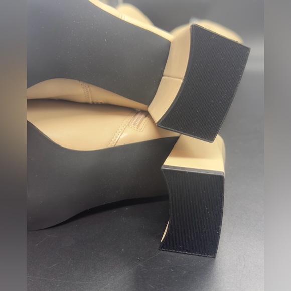 Open Edit Briar Over the Knee Boot Cream Vanilla - Picture 7 of 10